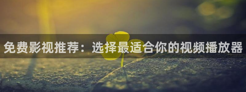 四虎伦理影视：免费影视推荐：选择最适合你的视频播放器
